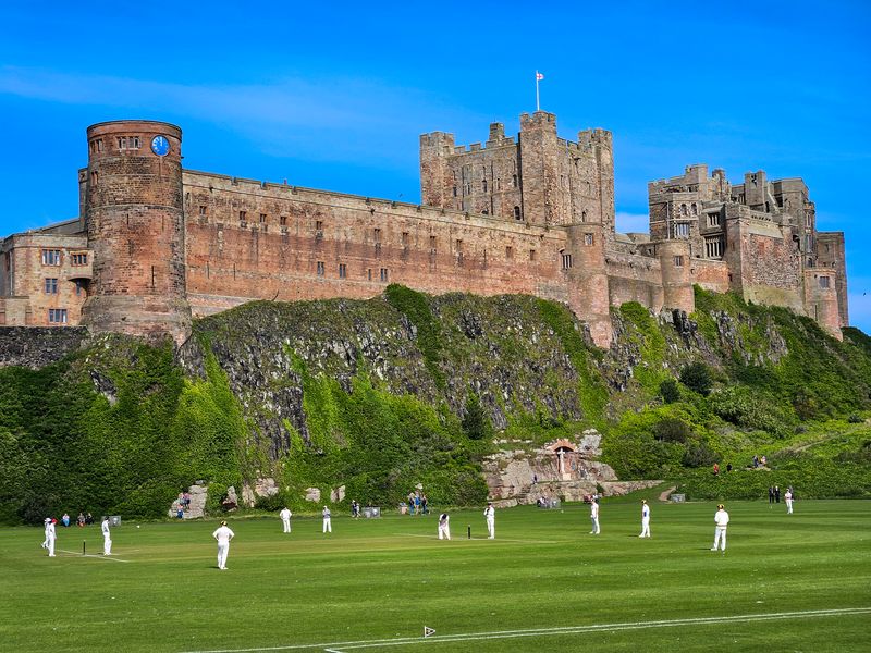 Cricket in Bamburgh